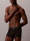 Black Graphic Monogram Cotton Stretch Trunks  Men