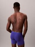 Blue Graphic Monogram Cotton Stretch Boxer Briefs  Men