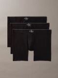 Black Graphic Monogram Cotton Stretch Boxer Briefs  Men