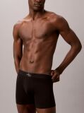 Black Graphic Monogram Cotton Stretch Boxer Briefs  Men