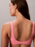 Pink Bralette Bikini Top - CK Monogram  Women