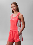 Pink Cotton Jersey Beach Shorts  Women
