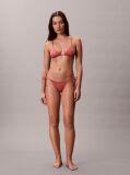 Red Tie Side Bikini Bottoms - CK Essentials  Women
