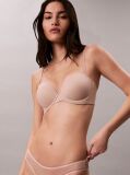 Beige Strapless Push Up Bra - Perfectly Fit  Women