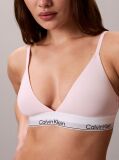 Pink Lightly Lined Triangle Bralette - Icon Cotton Modal  Women