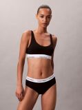 Black Lightly Lined Bralette - Icon Cotton Modal  Women