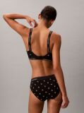Black Lightly Lined Bralette - Icon Cotton Modal  Women