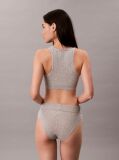 Grey Bralette - Heritage Classic Cotton  Women