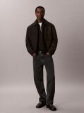 Black Quarter Zip Jumper  Men