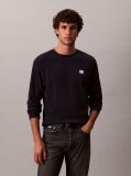 Blue Long Sleeve Waffle T-shirt  Men