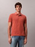 Brown Cotton Piqué Polo Shirt  Men