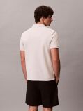Beige Cotton Piqué Polo Shirt  Men