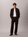 Black Matte Bomber Jacket  Men