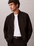 Black Matte Bomber Jacket  Men