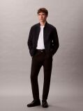 Blue Matte Bomber Jacket  Men