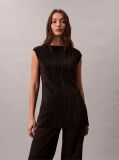 Black Plisse Tunic  Women
