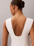 White Textured Sleeveless Top  Women