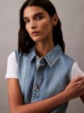 Denim Sleeveless Denim Mini Dress  Women