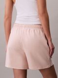 Orange Cotton Terry Jogger Shorts  Women