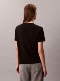 Black Monogram Logo Tee  Women