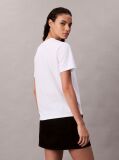 White Monogram Logo Tee  Women
