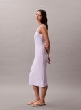 Purple Monogram Rib Midi Tank Dress  Women