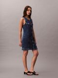 Denim Sleeveless Denim Trucker Dress  Women
