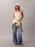 Beige Ribbed Cotton Cami Top  Women