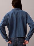 Denim Cropped Fit Shirt  Women