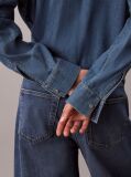 Denim Cropped Fit Shirt  Women