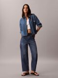 Denim Cropped Fit Shirt  Women