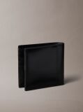 Black Nappa Leather RFID Billfold Wallet  Men