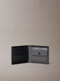 Black Nappa Leather RFID Billfold Wallet  Men