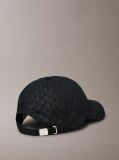Black Canvas Emblem Logo Baseball Cap  Men