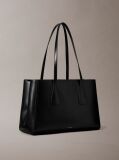 Black Monogram Medium Work Tote Bag  Women