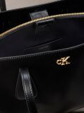 Black Monogram Medium Work Tote Bag  Women