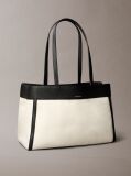 White Cotton Canvas Tote Bag  Women