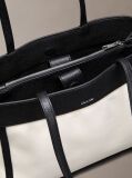White Cotton Canvas Tote Bag  Women