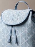 Denim Denim Logo Jacquard Backpack  Women