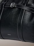 Black Buckle Laptop Tote Bag  Women