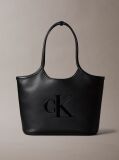 Black Signature Monogram Laptop Tote Bag  Women