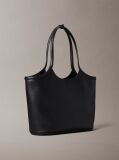 Black Signature Monogram Laptop Tote Bag  Women