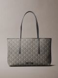 Multi Emblem Logo Jacquard Tote Bag with Pouch  Women