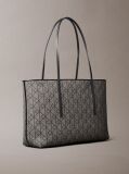 Multi Emblem Logo Jacquard Tote Bag with Pouch  Women