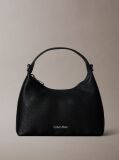 Pink Logo Strap Textured Crossbody Bag  Women