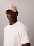Beige Embroidered Monogram Logo Baseball Cap  Men