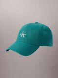Green Printed Baseball Cap  Men