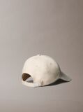 White Cotton Twill Logo Cap  Women