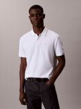 White Piqué Tipping Polo Shirt  Men