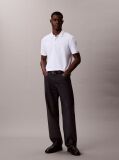 White Piqué Tipping Polo Shirt  Men
